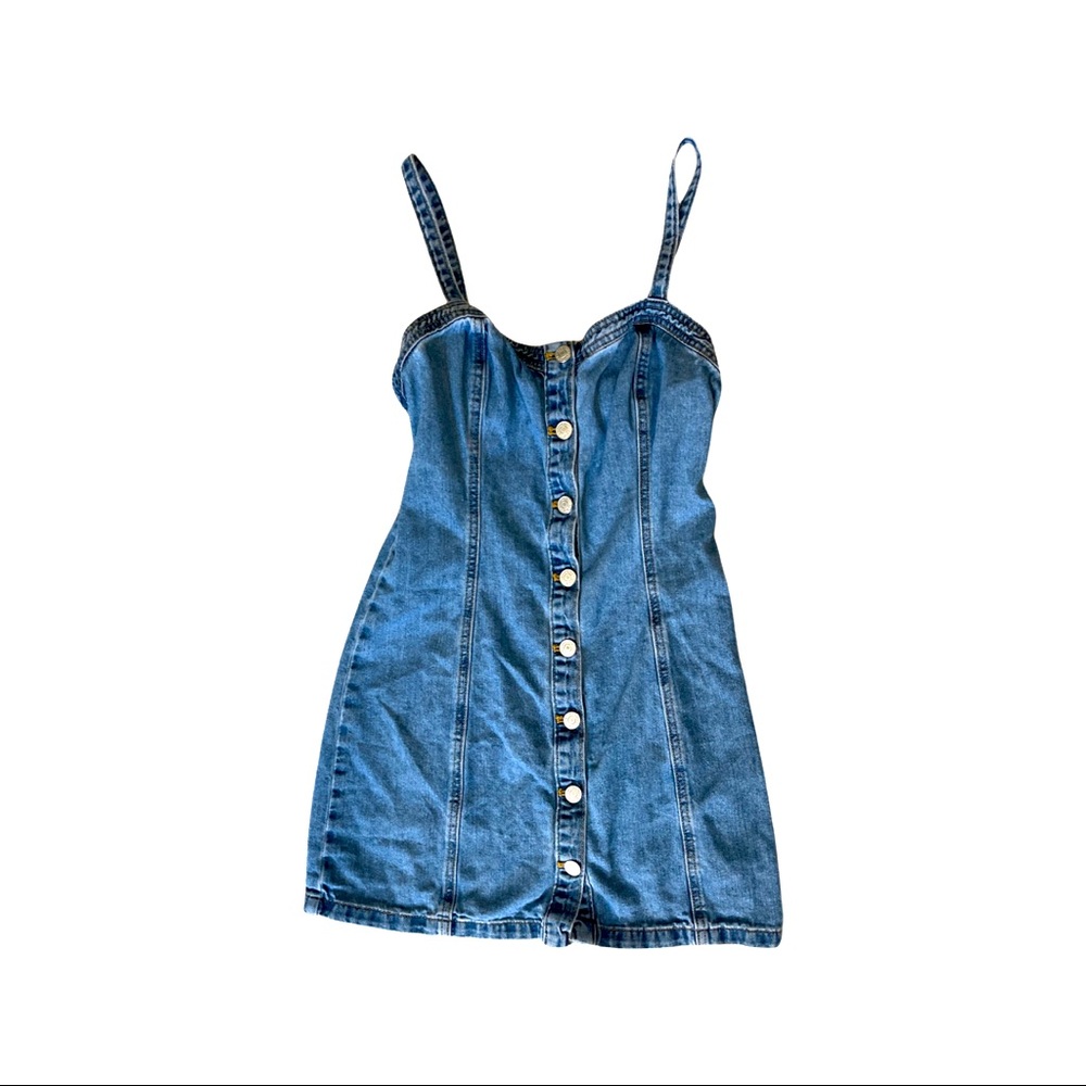 Jean mini dress